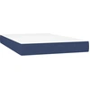 Image de vidaXL Matelas à ressorts ensachés bleu 120x200x20 cm Tissu