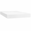 Image de vidaXL Matelas à ressorts ensachés Blanc 120x200x20 cm Similicuir