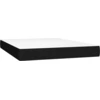 Image de vidaXL Matelas   ressorts ensach ©s Noir 140x190x20 cm Tissu
