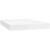 Image de vidaXL Matelas à ressorts ensachés Blanc 140x190x20 cm Similicuir