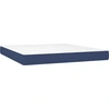 Image de vidaXL Matelas à ressorts ensachés bleu 160x200x20 cm Tissu