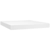 Image de vidaXL Matelas à ressorts ensachés Blanc 160x200x20 cm Similicuir