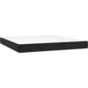 Image de vidaXL vidaXL Matelas à ressorts ensachés-180x200x20-cm-fluweel-noir