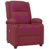 Image de vidaXL Fauteuil de massage vin rouge similicuir