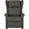 Image de vidaXL Fauteuil de massage gris foncé Tissu