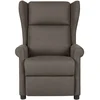 Image de vidaXL Fauteuil de massage Marron Tissu
