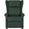Image de vidaXL Fauteuil de massage vert foncé Tissu