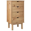 Image de vidaXL Armoire à tiroirs OTTA 45x39x90 cm Bois massif