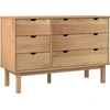 Image de vidaXL Armoire à tiroirs OTTA 111x43x73,5 cm Pin massif