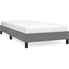 Image de vidaXL Cadre de lit sans matelas gris foncé 80x200 cm Tissu