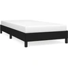 Image de vidaXL Cadre de lit sans matelas noir 90x190 cm Tissu