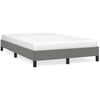 Image de vidaXL Cadre de lit sans matelas gris foncé 120x200 cm Tissu