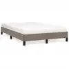 Image de vidaXL Cadre de lit sans matelas Taupe 120x200 cm Tissu