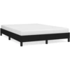 Image de vidaXL Cadre de lit sans matelas noir 140x200 cm Tissu