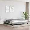 Image de vidaXL Cadre de lit sans matelas gris clair 160x200 cm Tissu
