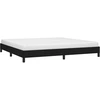 Image de vidaXL Cadre de lit sans matelas noir 200x200 cm Tissu