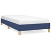 Image de vidaXL Cadre de lit sans matelas bleu 80x200 cm Tissu