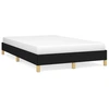 Image de vidaXL Cadre de lit sans matelas noir 120x200 cm Tissu