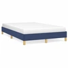 Image de vidaXL Cadre de lit sans matelas bleu 120x200 cm Tissu