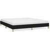 Image de vidaXL Cadre de lit sans matelas noir 180x200 cm Tissu