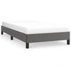Image de vidaXL Cadre de lit Gris 80x200 cm Similicuir
