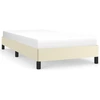 Image de vidaXL Sommier Crème 90x200 cm Similicuir