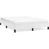 Image de vidaXL Cadre de lit blanc 140x190 cm similicuir