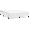 Image de vidaXL Sommier blanc 140x200 cm similicuir