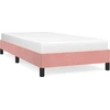 Image de vidaXL Sommier rose 80x200 cm velours