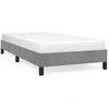 Image de vidaXL Cadre de lit sans matelas gris clair 90x190 cm velours