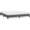 Image de vidaXL Cadre de lit sans matelas gris foncé 180x200 cm velours