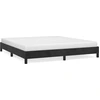 Image de vidaXL Cadre de lit sans matelas noir 180x200 cm velours
