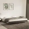 Image de vidaXL Cadre de lit sans matelas gris foncé 200x200 cm velours