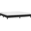 Image de vidaXL Cadre de lit sans matelas noir 200x200 cm velours
