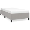 Image de vidaXL Cadre de lit sans matelas gris clair 80x200 cm Tissu
