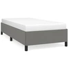Image de vidaXL Cadre de lit sans matelas gris foncé 80x200 cm Tissu