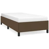 Image de vidaXL Cadre de lit sans matelas brun foncé 80x200 cm Tissu