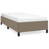 Image de vidaXL Cadre de lit sans matelas Taupe 90x190 cm Tissu