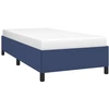 Image de vidaXL Cadre de lit sans matelas bleu 90x190 cm Tissu