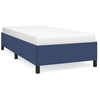 Image de vidaXL Cadre de lit sans matelas bleu 90x200 cm Tissu