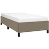 Image de vidaXL Cadre de lit sans matelas Taupe 100x200 cm Tissu