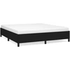 Image de vidaXL Cadre de lit sans matelas noir 180x200 cm Tissu