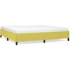 Image de vidaXL Cadre de lit sans matelas Vert 200x200 cm Tissu