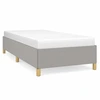 Image de vidaXL Cadre de lit sans matelas gris clair 80x200 cm Tissu
