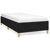 Image de vidaXL Cadre de lit sans matelas noir 80x200 cm Tissu