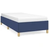 Image de vidaXL Cadre de lit sans matelas bleu 90x200 cm Tissu