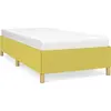 Image de vidaXL Cadre de lit Vert 90x200 cm Tissu