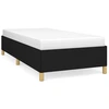 Image de vidaXL Cadre de lit sans matelas noir 100x200 cm Tissu