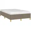 Image de vidaXL Cadre de lit sans matelas Taupe 120x200 cm Tissu