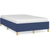 Image de vidaXL Cadre de lit sans matelas bleu 120x200 cm Tissu